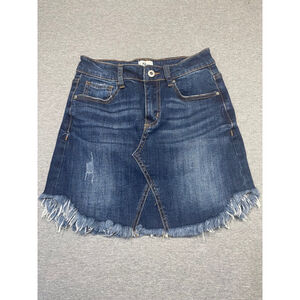 Women's A2 Jeans Denim Skirt Size S Blue